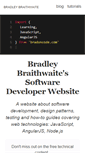 Mobile Screenshot of bradoncode.com